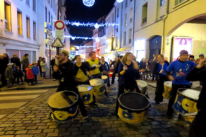 Christmas drummers